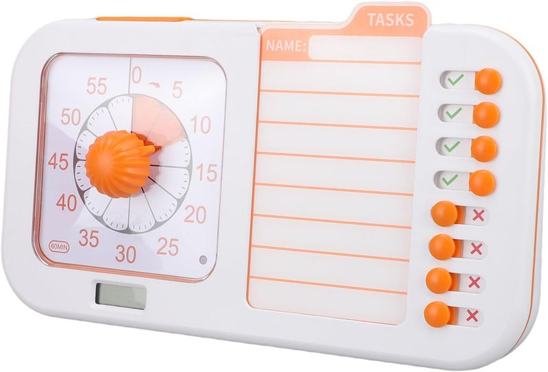 [Family favorite] 3-in-1 Visual Timer with Planning Board and Visual Schedule - Time Management Tool for Classroom Organization, Home School Scheduling, and Student Productivity Trendy economical quality Labor saving Local inventory listed item Popular across all KSA cities Reliable local delivery service Wide daily application Stock running out quickly Unprecedented discount Multi-category warehouse equip Top pick for Saudi summer Practical build Multi-use well optimized build Popular practical build Any KSA address orderable KSA market compliant quality Designed for KSA market Suburban residential ship Ship within Saudi Arabia Big cost saving Made per KSA market demand Easy store & operate Trending item Moisture proof Fast delivery across KSA - Image 2