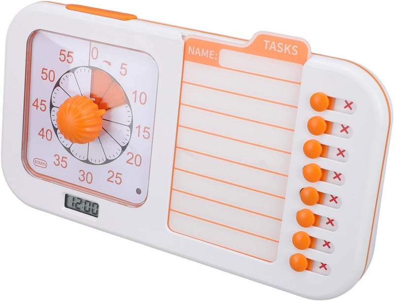 [Family favorite] 3-in-1 Visual Timer with Planning Board and Visual Schedule - Time Management Tool for Classroom Organization, Home School Scheduling, and Student Productivity Trendy economical quality Labor saving Local inventory listed item Popular across all KSA cities Reliable local delivery service Wide daily application Stock running out quickly Unprecedented discount Multi-category warehouse equip Top pick for Saudi summer Practical build Multi-use well optimized build Popular practical build Any KSA address orderable KSA market compliant quality Designed for KSA market Suburban residential ship Ship within Saudi Arabia Big cost saving Made per KSA market demand Easy store & operate Trending item Moisture proof Fast delivery across KSA - Image 4