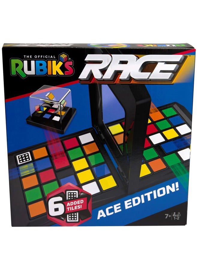 Rubik's Cube, Rubik's Race, Ace Edition, Classic Fast-Paced Puzzle Strategy Sequence Board Game, Problem-Solving Brain Teaser, 2 Players, Stocking Stuffers for Ages 7 & Up - Image 1