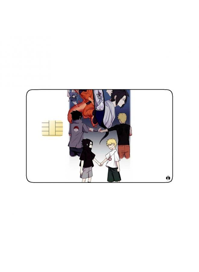 RKN PRINTED BANK CARD STICKER Itachi And Naruto From Naruto Anime - Image 2