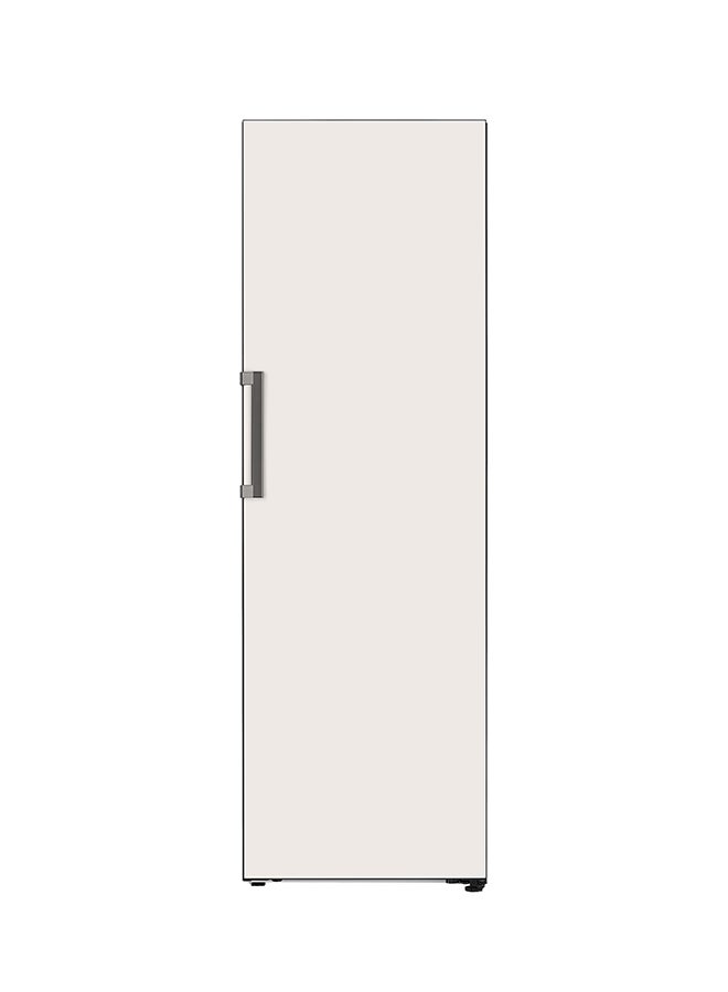 LG 411L Gross & 384L Net capacity Double Door Top Mount Refrigerator with LINEAR Cooling, Multi Air Flow, LED Panel Lighting, Smart Diagnosis, LOB451FGPM Grey(Glass) - Image 1