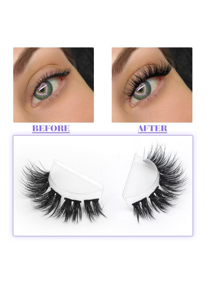 Alice Cluster Lashes Wispy Eyelash Extensions 3D Flat Diy Flat Lash Clusters Individual Faux Mink Lashes False Eyelashes Pack By Alice - Image 5