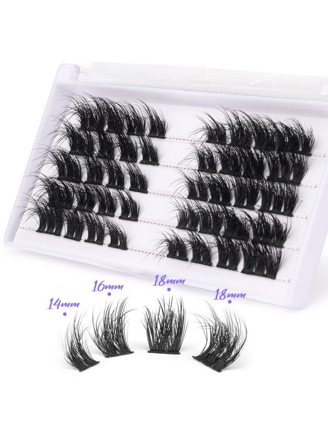 Alice Cluster Lashes Wispy Eyelash Extensions 3D Flat Diy Flat Lash Clusters Individual Faux Mink Lashes False Eyelashes Pack By Alice - Image 4