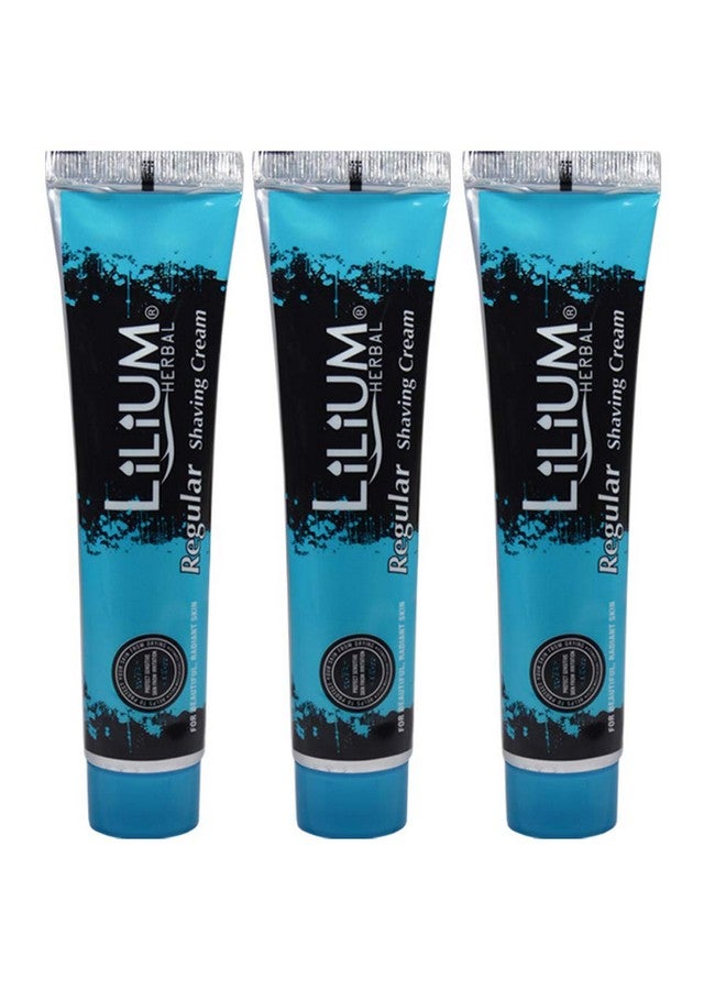 Lilium Regular Shaving Cream With Tea Tree oil 120gm Pack of 3
