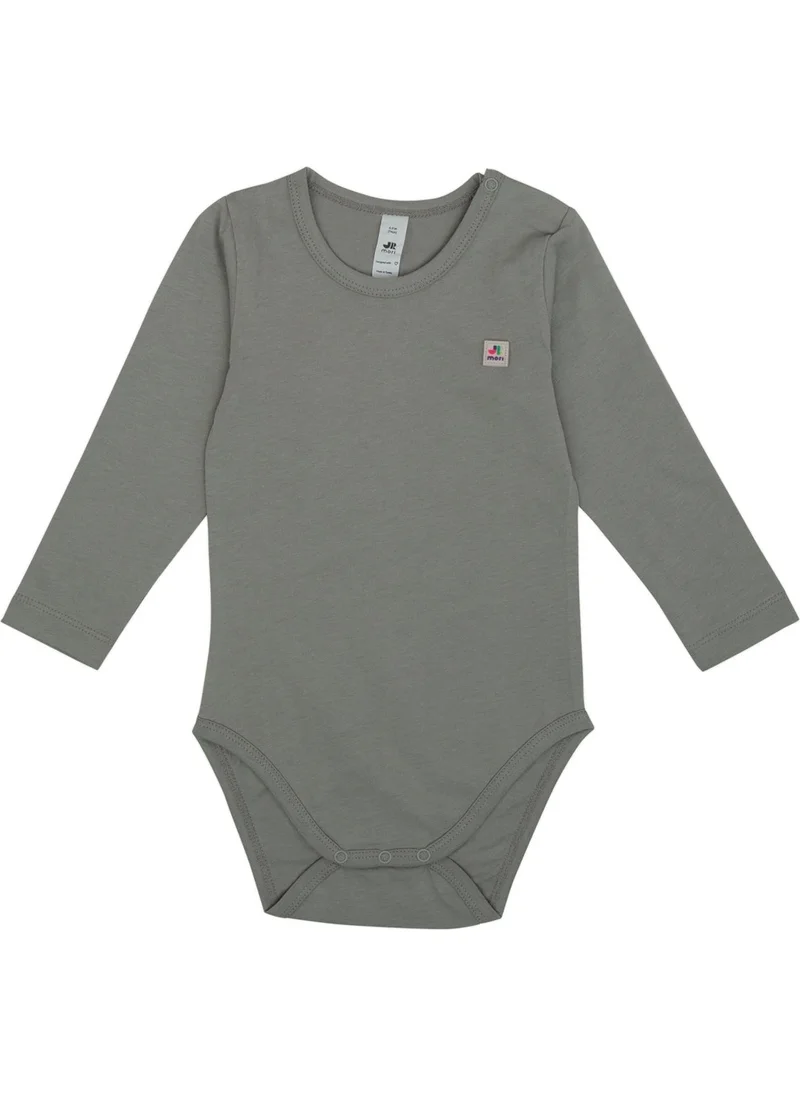 Jrmori Long Sleeve Basic Body with Shoulder Snaps