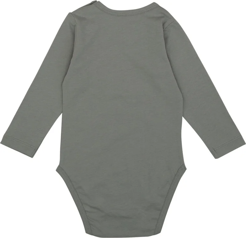 Jrmori Long Sleeve Basic Body with Shoulder Snaps