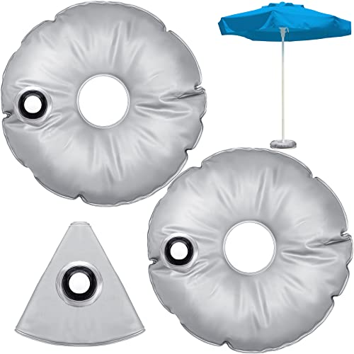 Tondiamo Tondiamo 2 Pcs 20.87 Inch Water Umbrella Weight Bags Flags for Base Stand Outdoor Collapsible Portable Sunshade Base  - Image 1