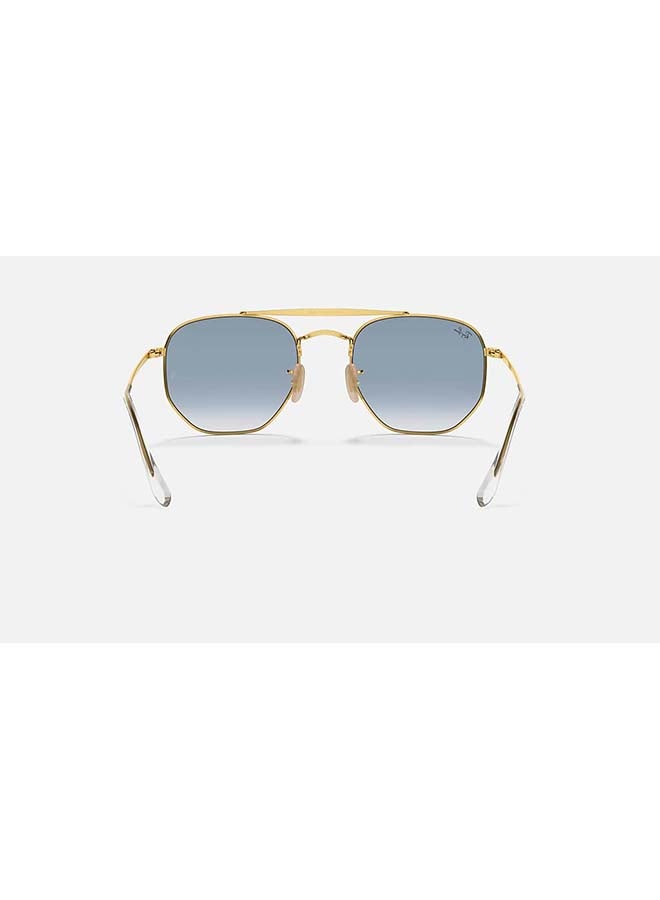 Ray-Ban Unisex Full Rim Aviator Sunglasses - RB3648 001 - Lens Size: 54 mm - Gold - Image 5
