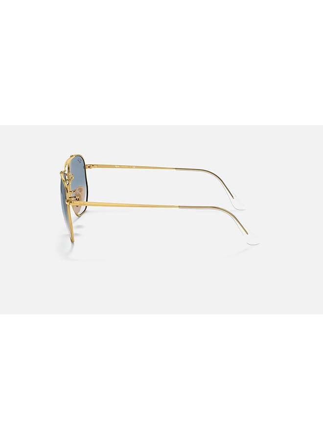Ray-Ban Unisex Full Rim Aviator Sunglasses - RB3648 001 - Lens Size: 54 mm - Gold - Image 3