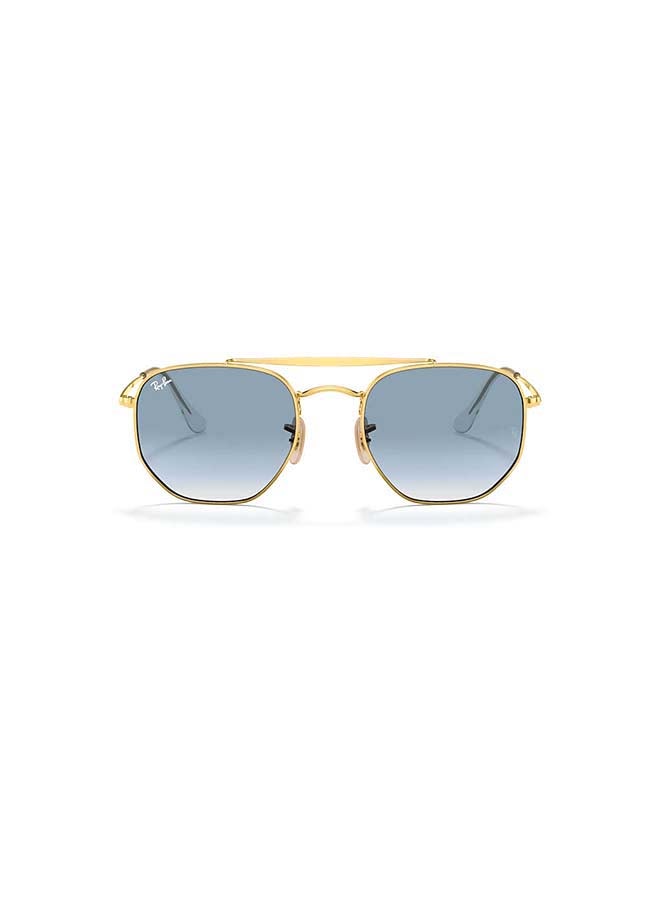 Ray-Ban Unisex Full Rim Aviator Sunglasses - RB3648 001 - Lens Size: 54 mm - Gold - Image 1