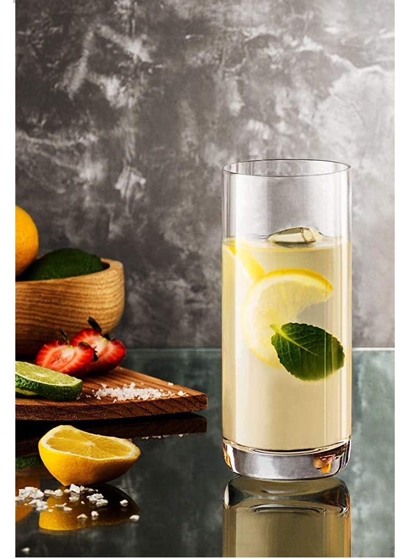 DD RETAILS DD Retails Water Highball Glass Set Clear Drinking Glasses Set 2  - Image 5