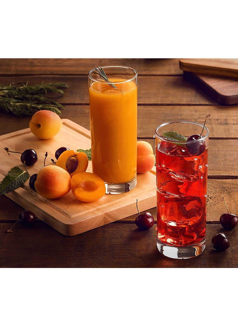DD RETAILS DD Retails Water Highball Glass Set Clear Drinking Glasses Set 2  - Image 3