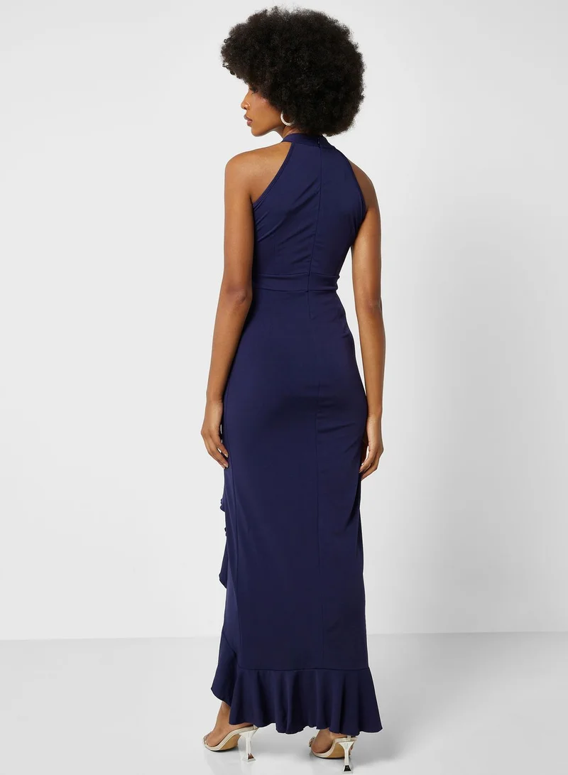 Ella Limited Edition Ruffle Slit Dress