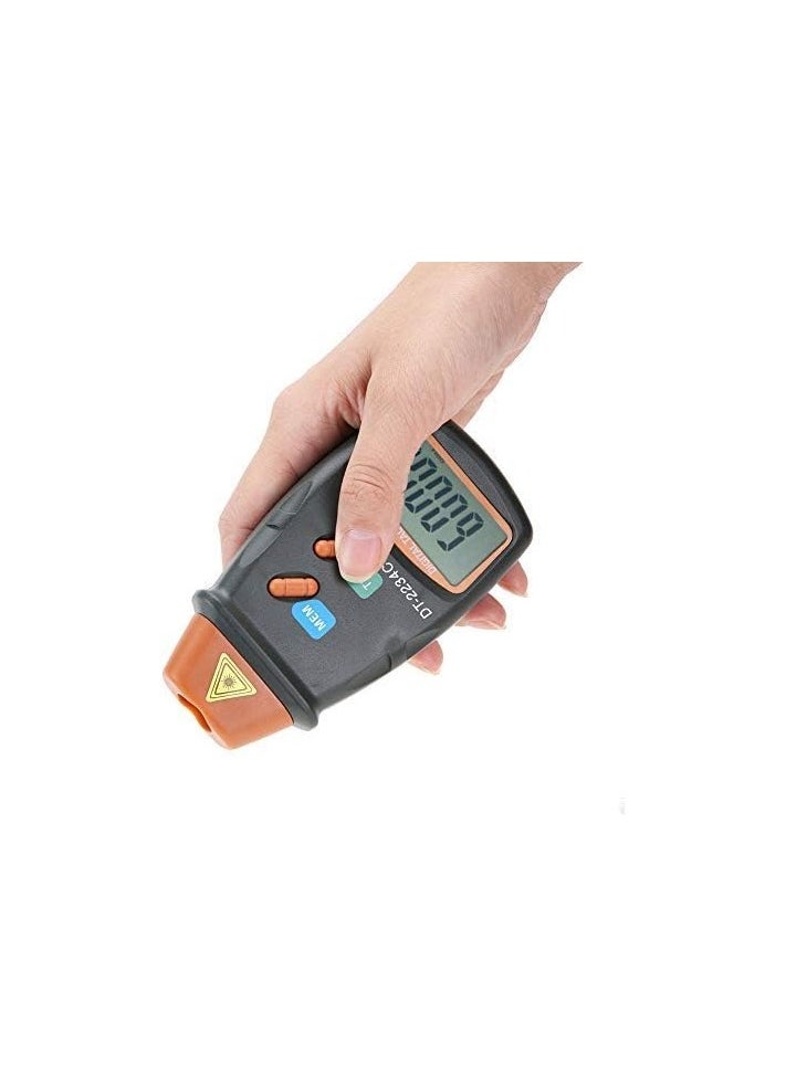 Generic - Digital Tachometer, DT-2234C + Non-Contact LCD Digital Photo Handheld Tachometer Mini RPM Test Meter - Image 1