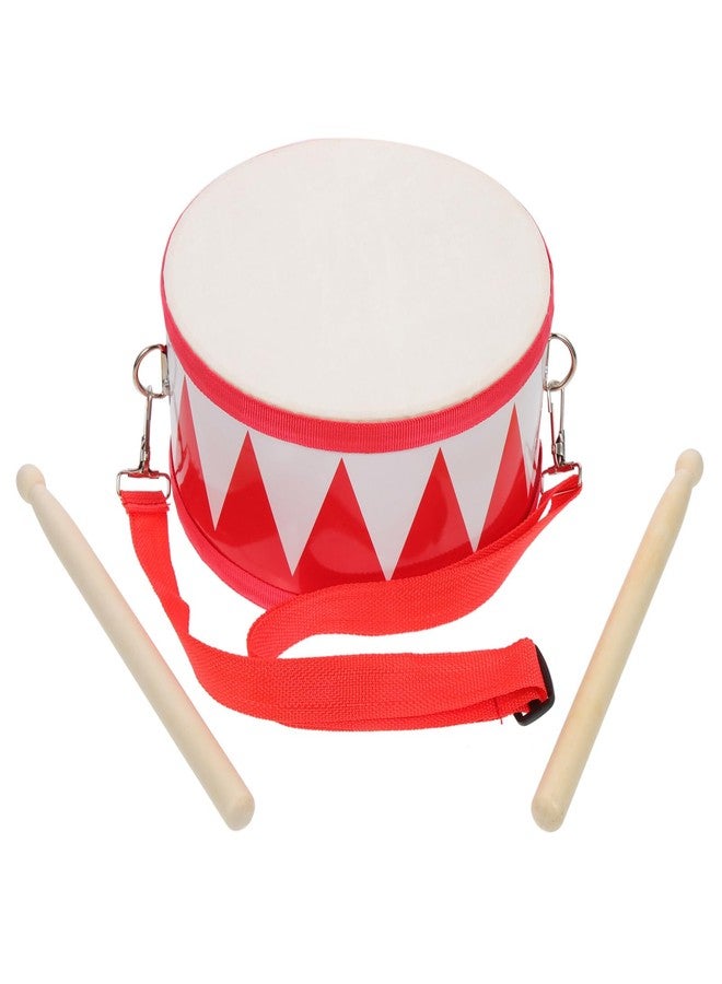 TOYANDONA Kids Drum Set, 8 inch Wooden Toy Drum Set or Toddlers with 2 sticks Percussion Musical Instrument for Boys Girls - Image 1