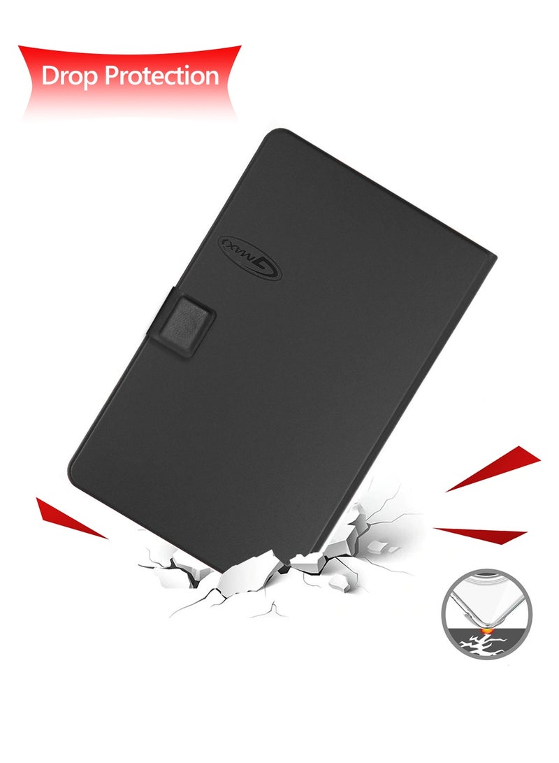 جيماكس غطاء واقٍ لهاتف Honor Pad X7 2025 بحجم 8.7 بوصة مصنوع من جلد PU مع إغلاق مغناطيسي (TCFPSR) - أسود - Image 4