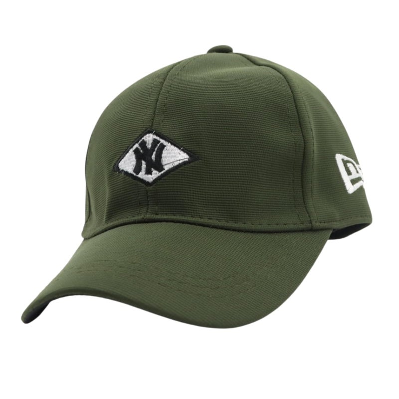 JAMONT Kids Baseball Cap, NY Design, Adjustable Black Cotton Cap, Unisex Summer Sports Hat - Image 1