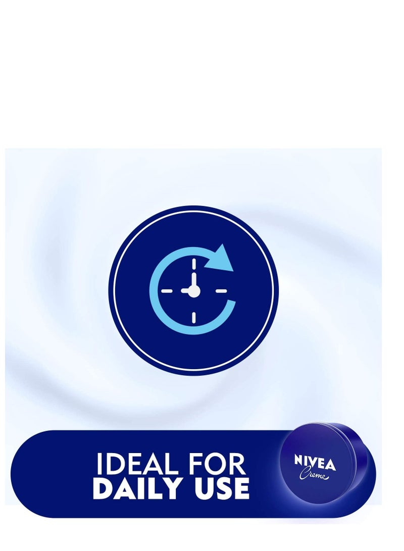 نيفيا كريم ترطيب كريم من نيفيا عالمي ومتعدد الاغراض للوجه والجسم واليدين من علبة معدنية بسعة 3×250 مل - Image 2