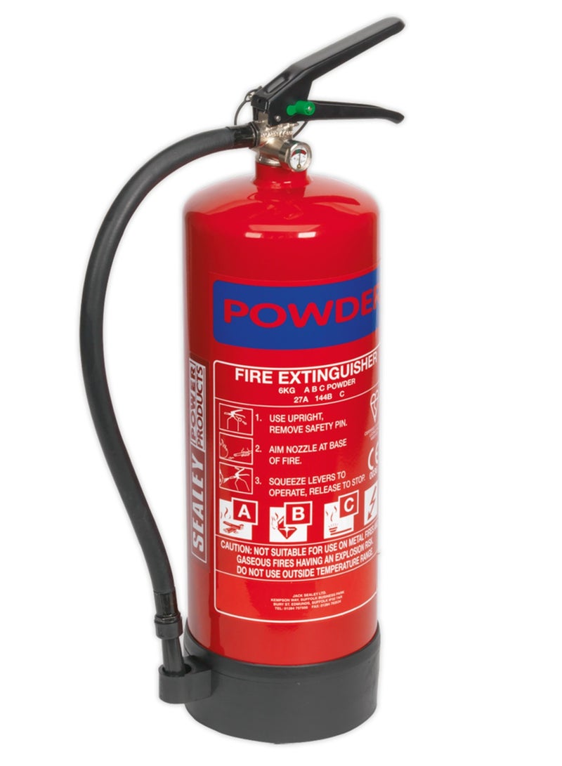 6 kg Dry Powder Fire Extinguisher ABC FireShield for Homes, Cars, and Vans - Image 2