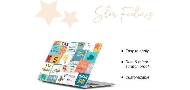 WALLTON - Motivational-B HD Quality Vinyl Laptop Skin Decal/Sticker Protector, Fits Dell, Hp, Lenovo, Toshiba, Acer, ASUS and for All Models Up to 11.6" - 15.6" Inch, Pack of 1 - Image 4