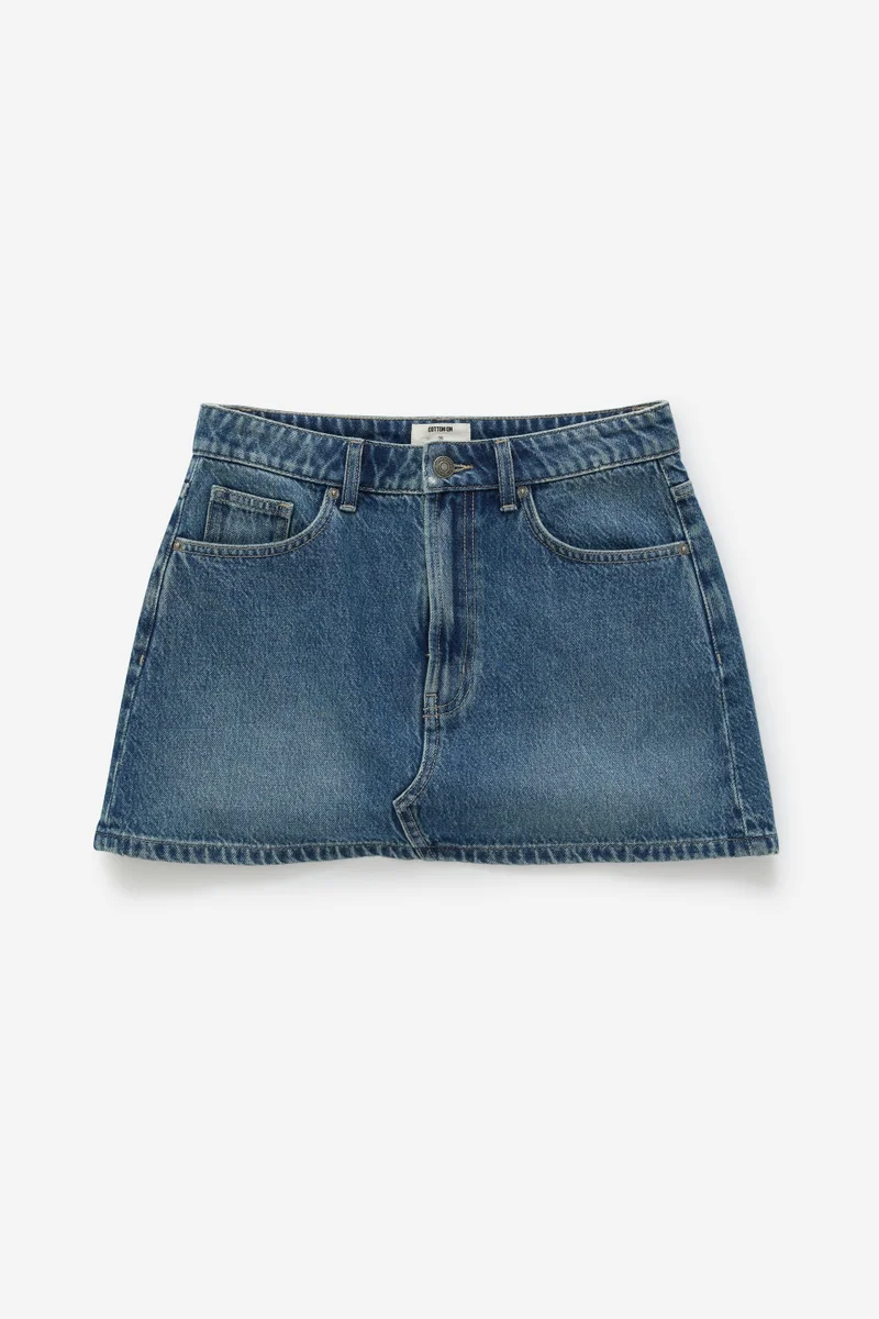 Cotton On Original Denim Mini Skirt