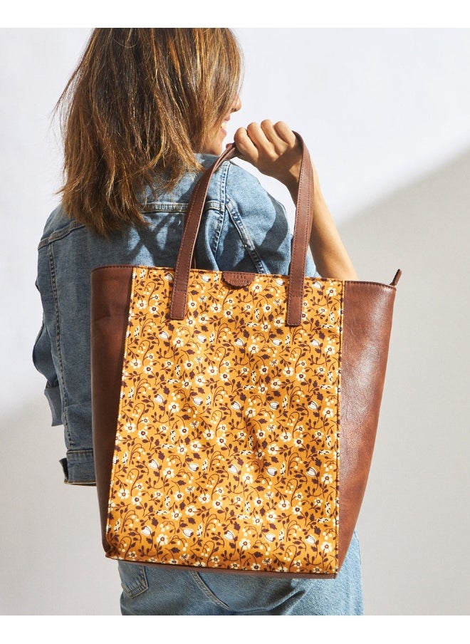 Chumbak TEAL BY CHUMBAK Florence Women's Tote, Yellow, One Size  - Image 3