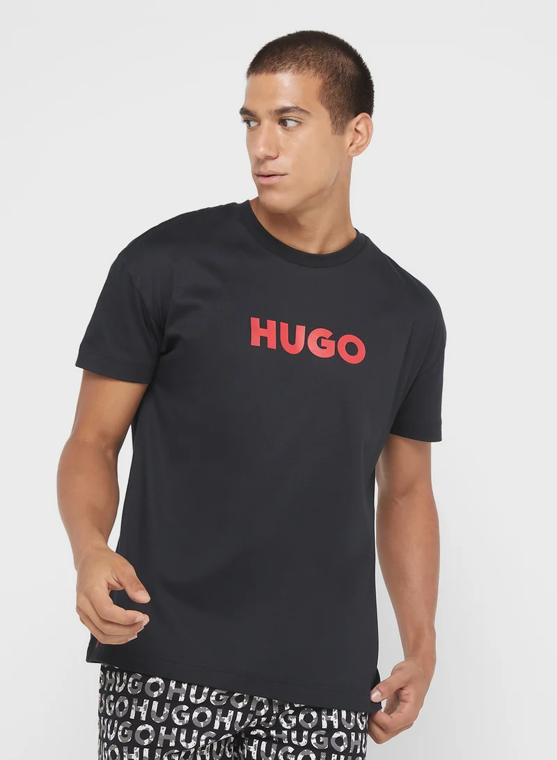 HUGO Logo T-Shirt & Shorts Set