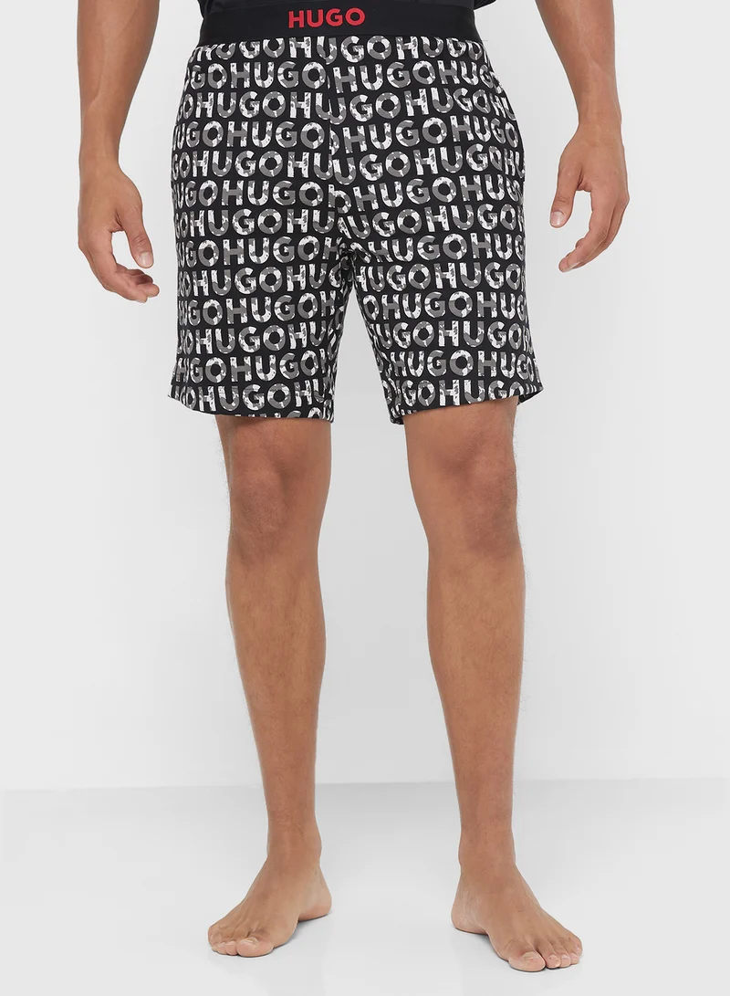 HUGO Logo T-Shirt & Shorts Set