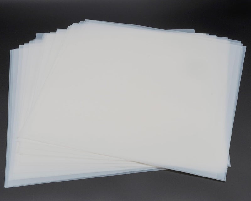neglex 40PCS 4mil Blank Mylar Stencil Sheets12X12 inch Milky Translucent PET Blank Stencils SheetsTemplate Material for Cutting Machines Laser Cutting FoodSafe Craft Plastic - Image 2