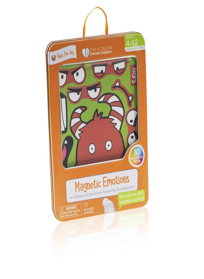 Open The Joy Magnetic Emotions Playset: Explore, Learn, and Express Feelings with Mix and Match Magnetic Characters and Expressive Faces - Ages 4 and Up - Image 4