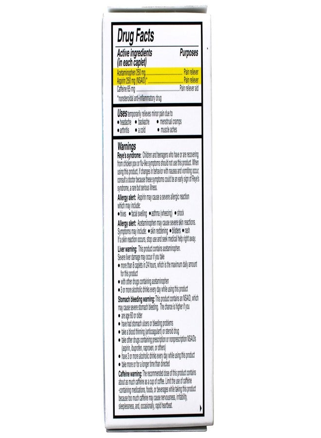 Vanquish Extra Strength Pain Reliever Caplets-100 ct. (Pack of 3) - Image 3