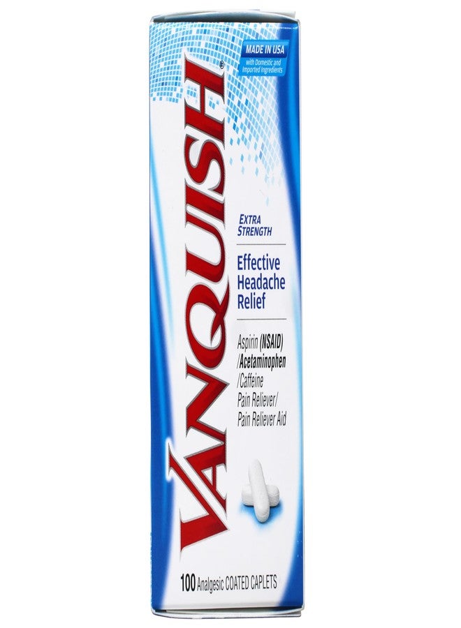 Vanquish Extra Strength Pain Reliever Caplets-100 ct. (Pack of 3) - Image 5