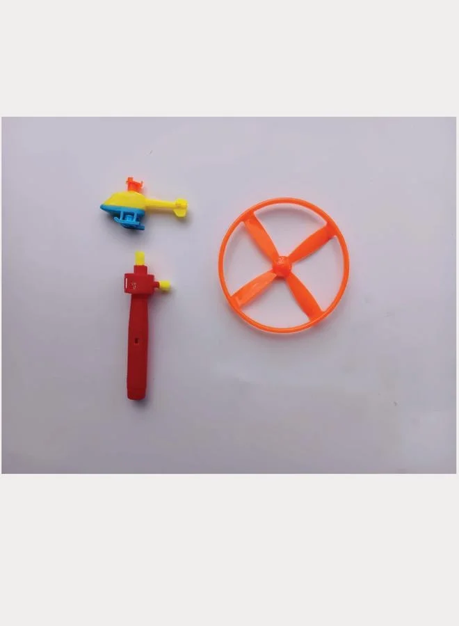 Sam Toys Pull String Flying Helicopter by Styli