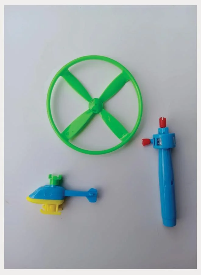 Sam Toys Pull String Flying Helicopter by Styli