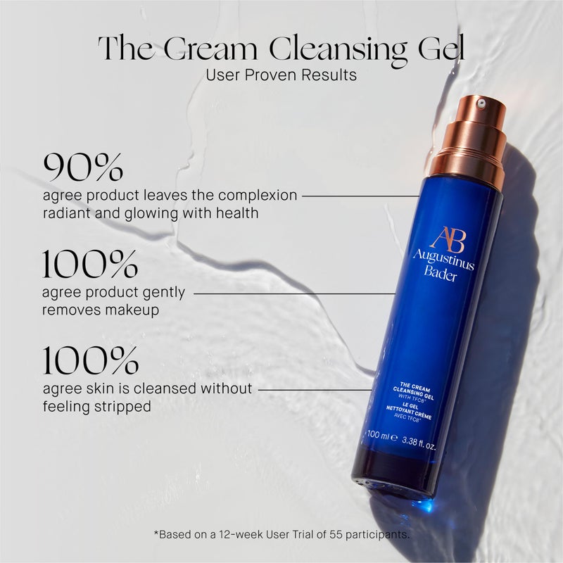 Augustinus Bader The Cream Cleansing Gel â€“ Luxury Gentle Hydrating Face Cleanser â€“ Removes Impurities & Excess Oil While Supporting Skin Barrier â€“ Soothing & Non-Drying Formula â€“ 100 ml / 3.4 fl oz - Image 5