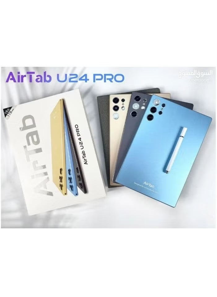 AirTab U24 Pro Smart Tablet 10.1-Inch FHD Display, 16GB RAM, 1TB Storage with Arabic Keyboard – Android Tablet for Study, Office Work & Entertainment with Long Battery Life - Image 2