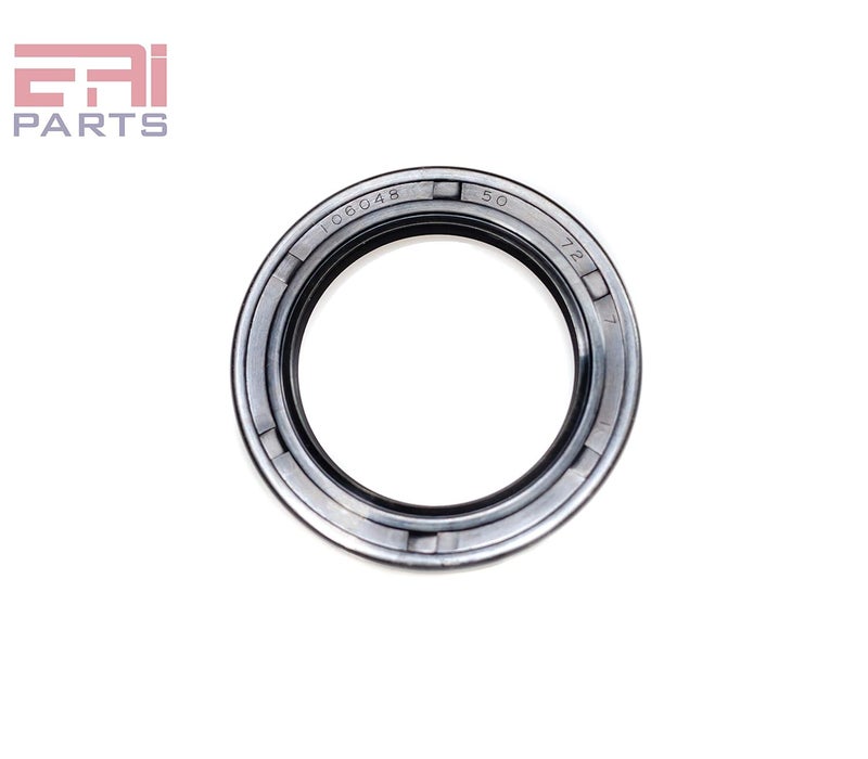EAI Oil Seal 50mm X 72mm X 7mm TC Double Lip w/Spring. Metal Case w/Nitrile Rubber Coating - Image 4