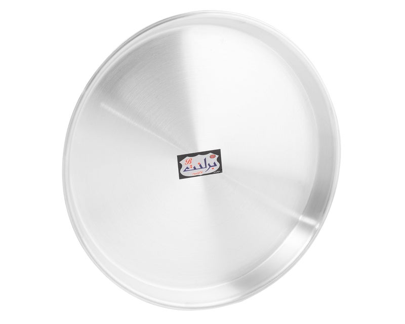 Brilliant Aluminum Pizza Tray 3-Pieces Set, 3 cm Height - Image 2