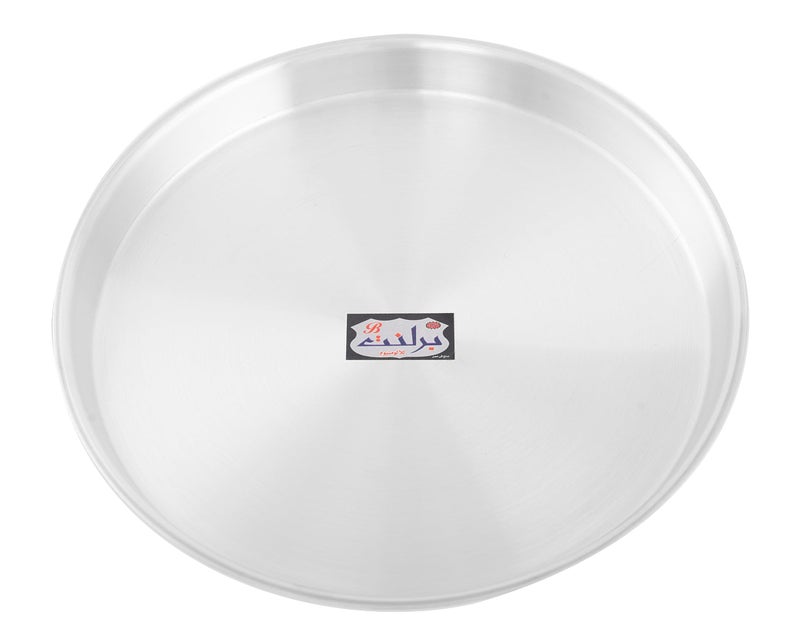 Brilliant Aluminum Pizza Tray 3-Pieces Set, 3 cm Height - Image 3