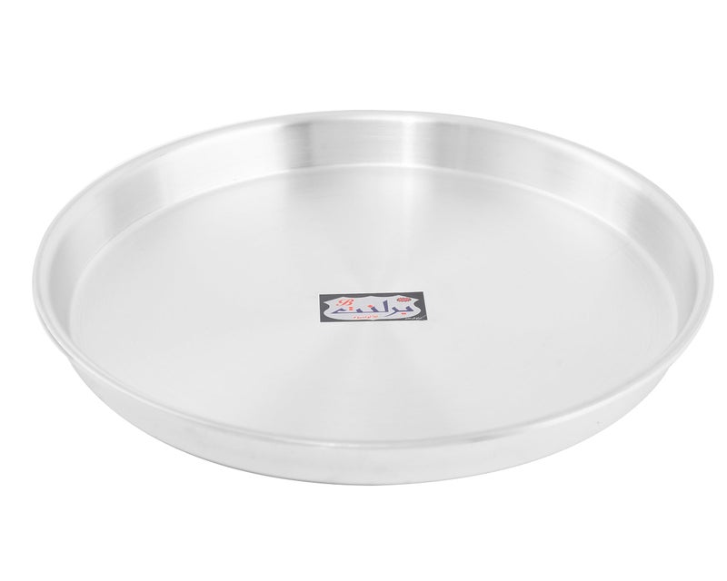 Brilliant Aluminum Pizza Tray 3-Pieces Set, 3 cm Height - Image 4