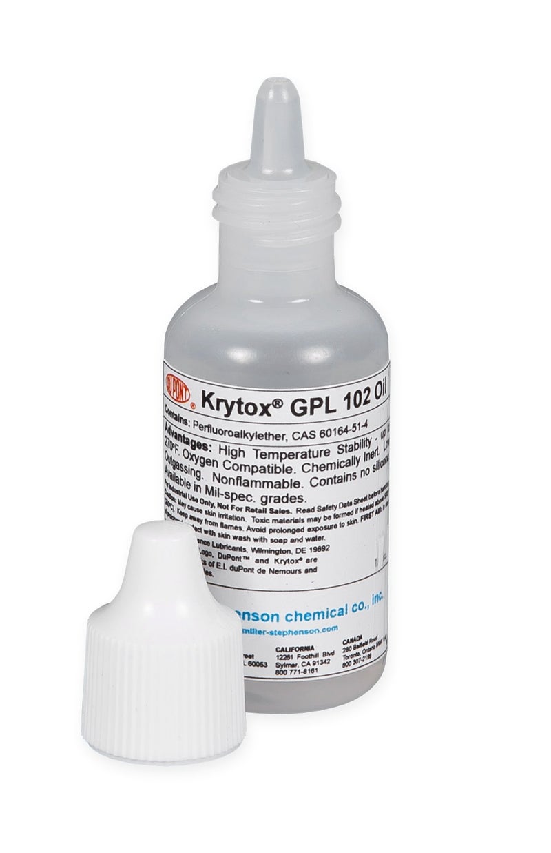 Krytox DuPont MS1020101 Krytox by Chemours 1oz Drip Bottle Industrial Oil - Image 2