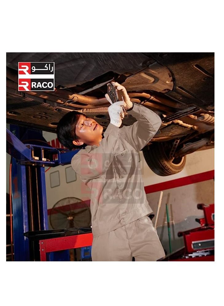 RACO RACO Industrial Coverall Long Sleeves Pre-Shrunk 190GSM 100% Twill Cotton L  - Image 3