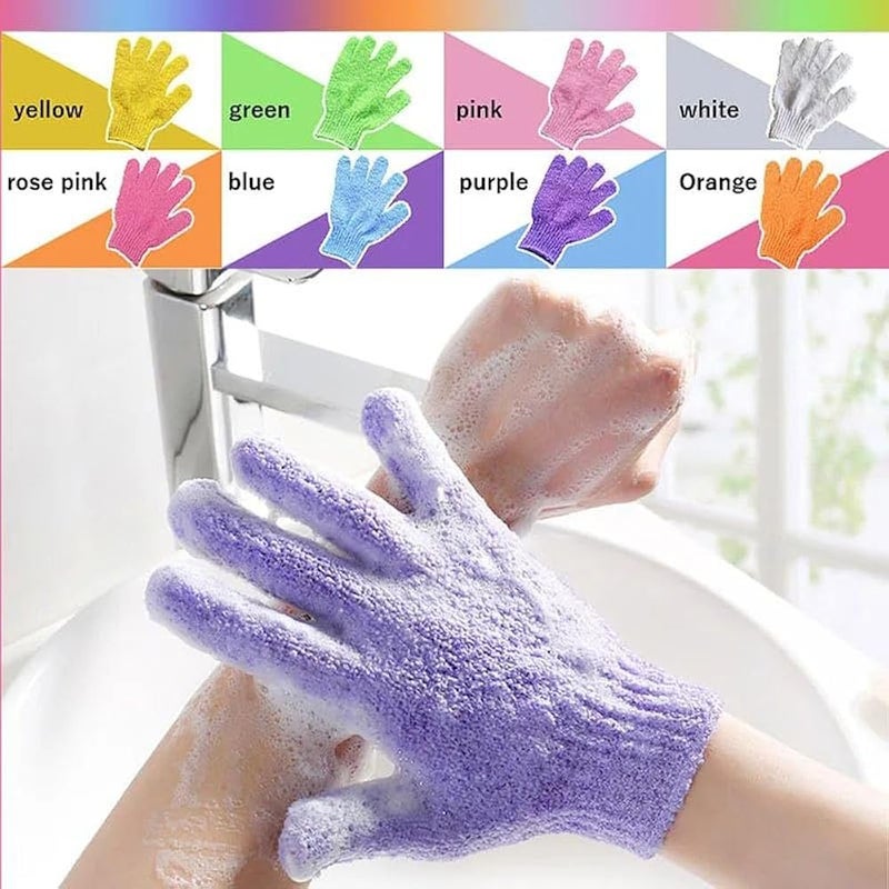 Exfoliating Gloves Bath Sponge Body Dead Skin Remover Bathroom Shower Brush Massager Scrub Exfoliator Magic Bathing (2) - Image 5