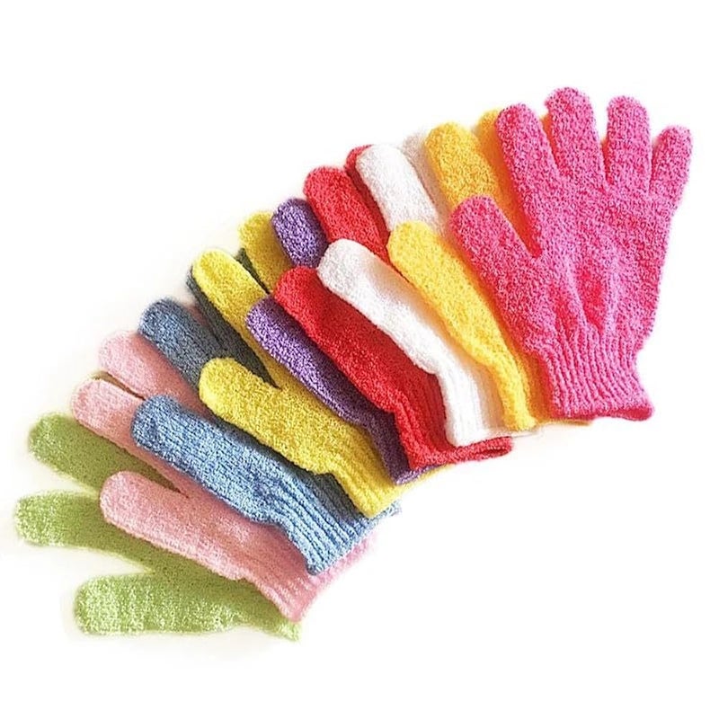 Exfoliating Gloves Bath Sponge Body Dead Skin Remover Bathroom Shower Brush Massager Scrub Exfoliator Magic Bathing (2) - Image 4