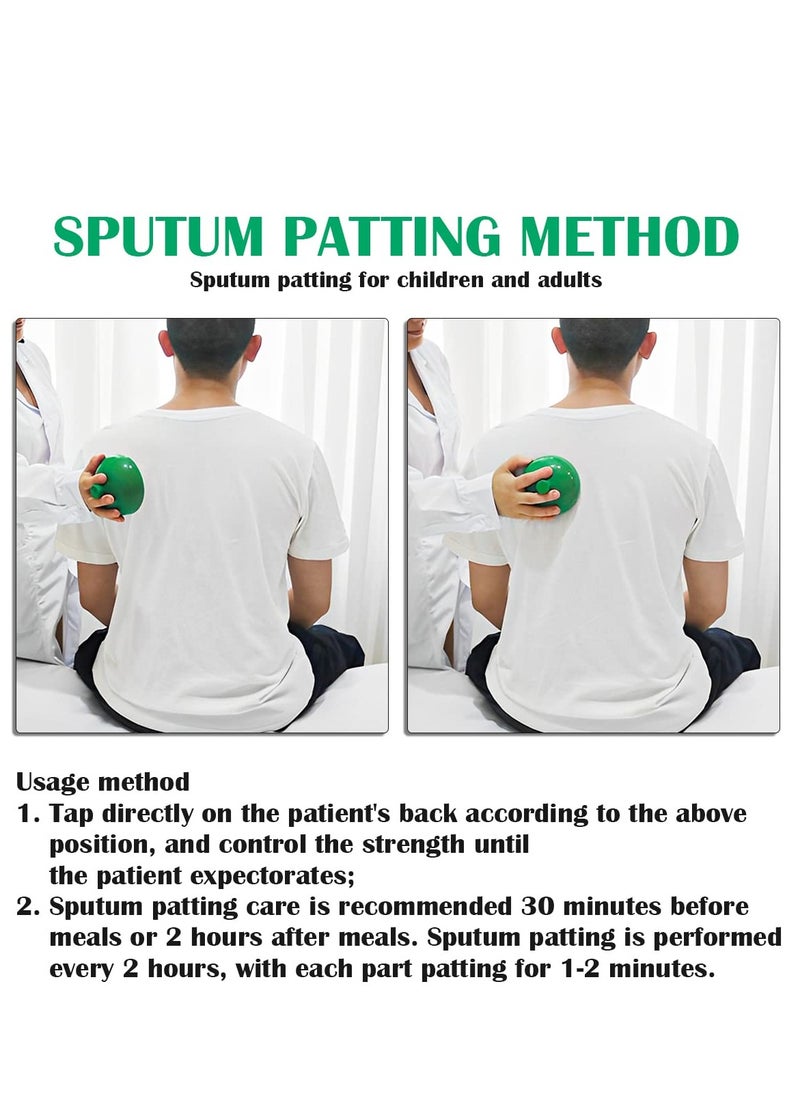 SYOSI - Silicone Chest Percussion Cup - Chest Physical Therapy Aids(CPT), Helps to Break up Mucus by Percussion and Postural Drainage, Professional Palm Sputum Remover - Image 1