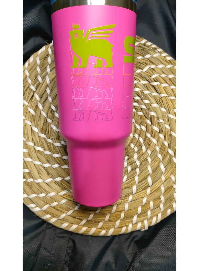 ستانلي مج ستانلي كوينشر ستانلس استيل مع الماصه 1200 مل ( فوشيا) - Image 1