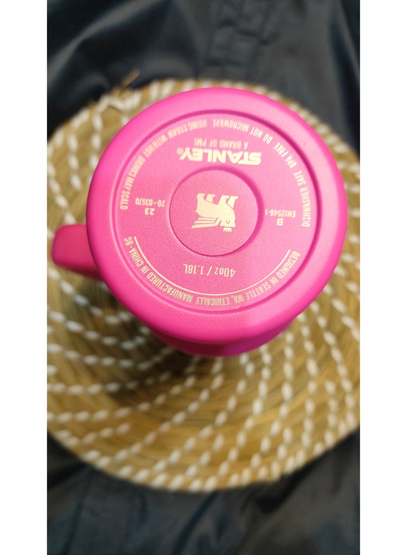 ستانلي مج ستانلي كوينشر ستانلس استيل مع الماصه 1200 مل ( فوشيا) - Image 2