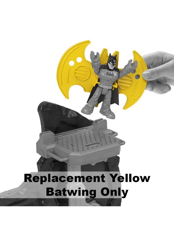 imaginext قطعة غيار لكهف باتكاف من إيميجينكست دي سي سوبر-فريندز بات-تيك - GYV24 ~ جناح بات الأصفر البديل - Image 4