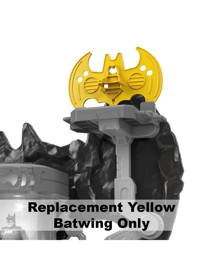 imaginext قطعة غيار لكهف باتكاف من إيميجينكست دي سي سوبر-فريندز بات-تيك - GYV24 ~ جناح بات الأصفر البديل - Image 5