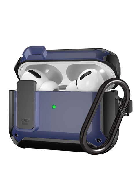 Upgraded [Secure Lock] Armor Airpod Pro Case, [Secure Lock] Shockproof AirPods Pro Cover Cool iPod Pro Case Designed for Apple Air Pod Wireless Pro Cases for Men Women